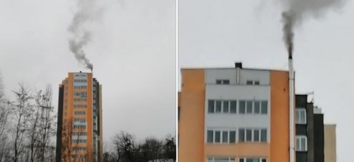В Киеве жильцы 16-этажной новостройки отапливают свои квартиры дровами