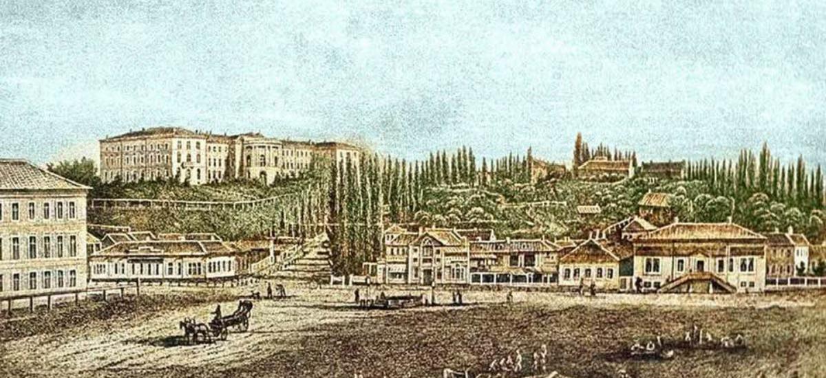 📜 Хрещатицька площа (Майдан Незалежності) у 1860-х роках 🏛️